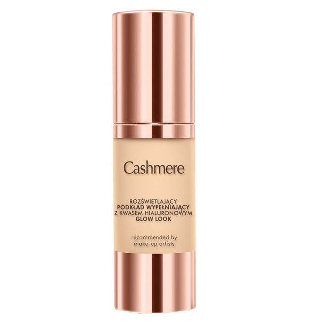 Cashmere Glow Look rozświetlający podkład wypełniający z kwasem hialuronowym 30ml