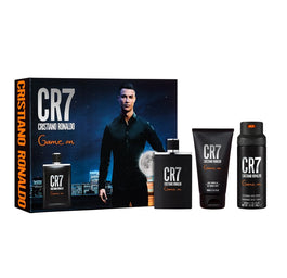 Cristiano Ronaldo CR7 Game On zestaw woda toaletowa spray 100ml + żel pod prysznic 150ml + dezodorant spray 150ml