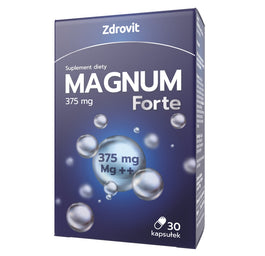 Zdrovit Magnum Forte 375mg suplement diety 30 kapsułek