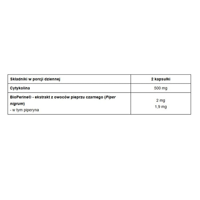 Pharmovit Cytykolina 250 mg CDP-Cholina suplement diety 60 kapsułek