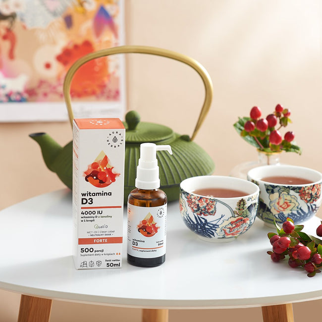 Aura Herbals Witamina D3 4000 IU suplement diety w kroplach 50ml