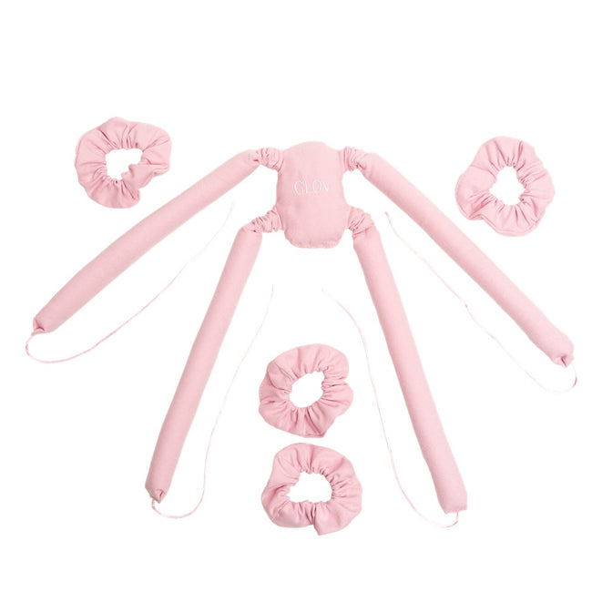 Glov CoolCurl Spider Set wałki do kręcenia włosów na zimno do włosów długiej i średniej długości Pink 4szt