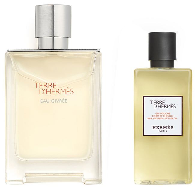 Hermes Terre D'Hermes Eau Givree zestaw woda perfumowana spray 100ml + żel pod prysznic 80ml