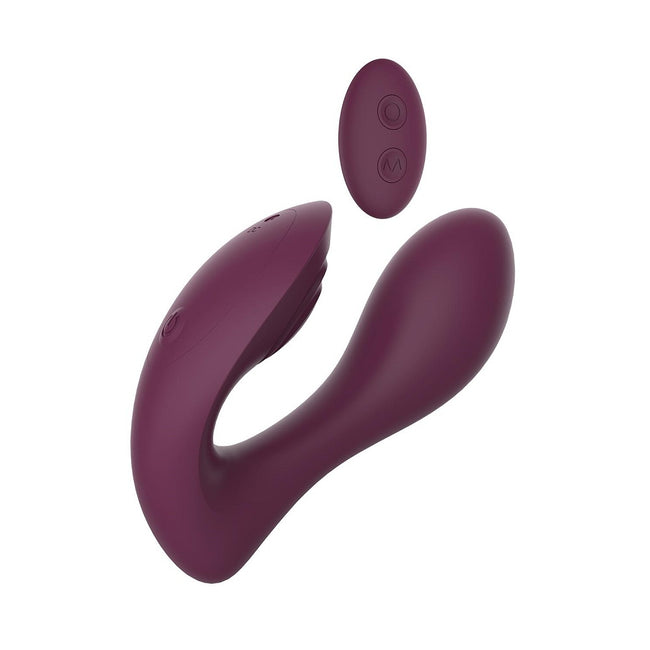 Dream Toys Essentials Ultra Dual Vibe podwójny wibrator z pilotem Purple