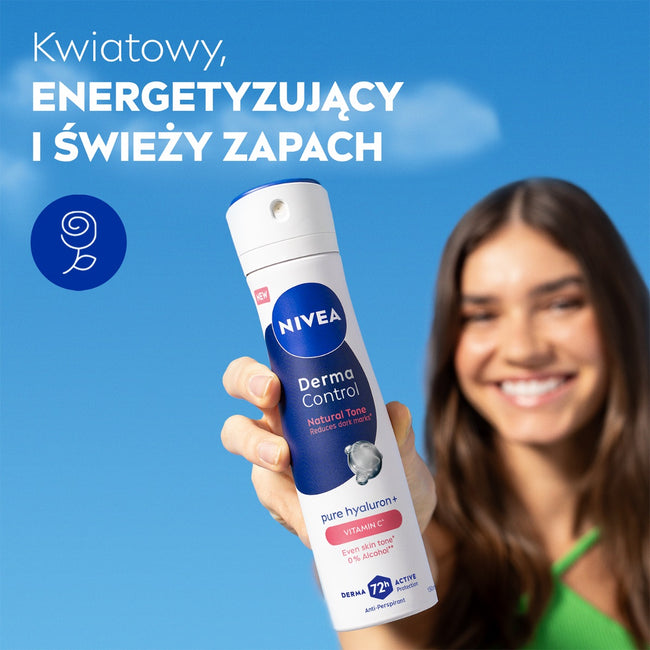 Nivea Derma Control Natural Tone antyperspirant spray 150ml