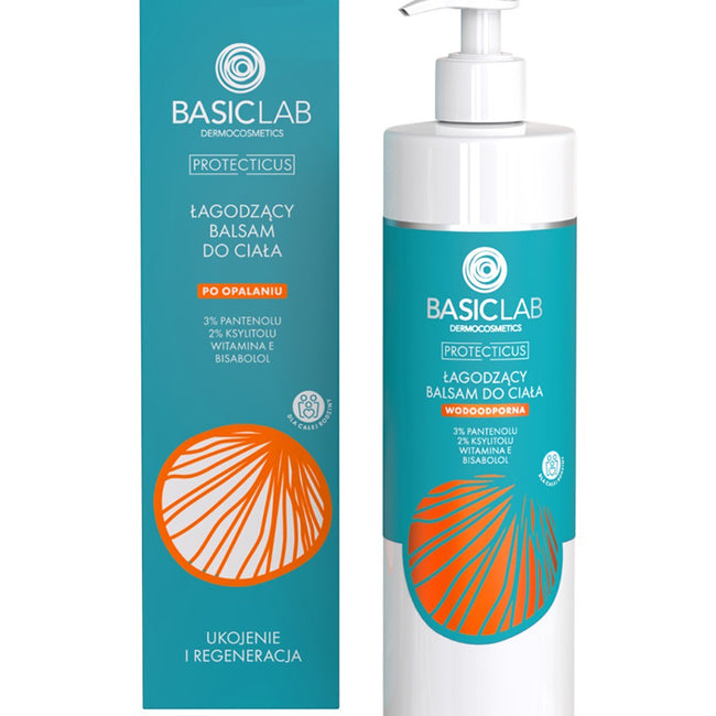 BasicLab Protecticus łagodzący balsam do ciała po opalaniu