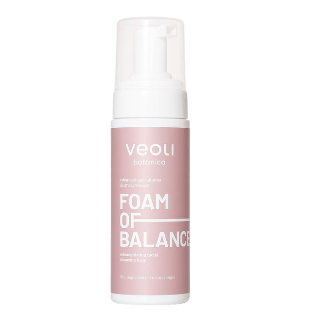 Veoli Botanica Foam Of Balance seboregulująca pianka do mycia twarzy 150ml