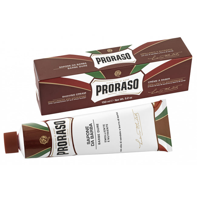 Proraso Sapone Da Barba zmiękczające mydło do golenia z olejkiem sandałowym i masłem shea 150ml