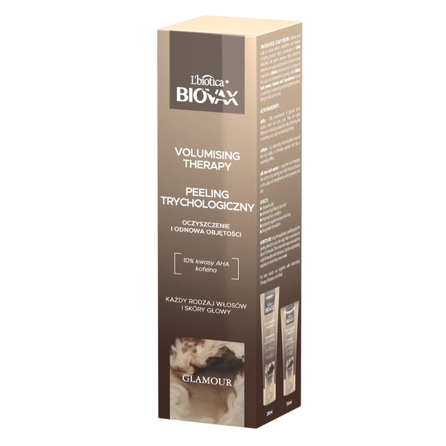 BIOVAX Glamour Volumising Therapy trychologiczny peeling do skóry głowy 100ml