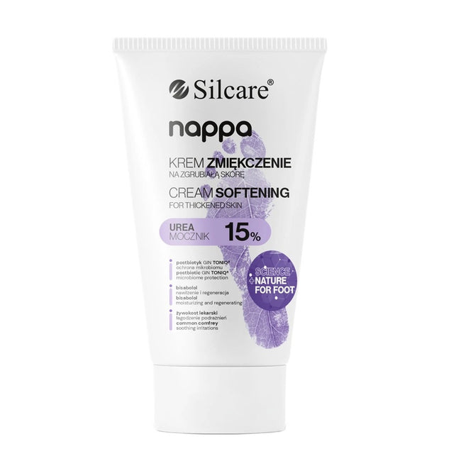 Silcare Nappa Cream Softening krem zmiękczenie z mocznikiem na szorstką skórę stóp 15% 150ml