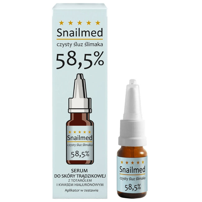 Snailmed Serum do skóry trądzikowej z totarolem i kwasem hialuronowym 8ml