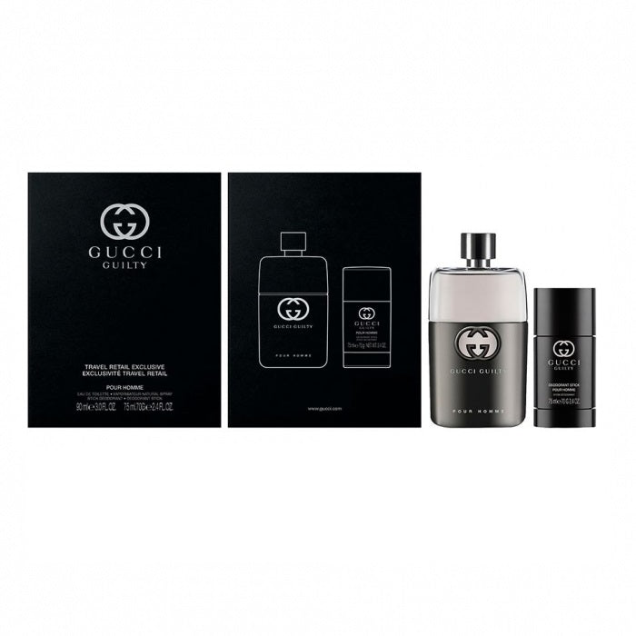 gucci guilty pour homme woda toaletowa 90 ml   zestaw