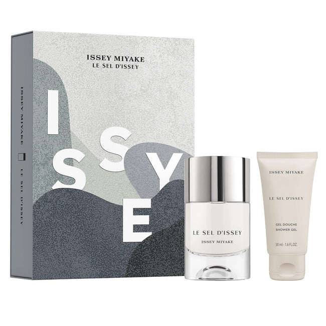 Issey Miyake Le Sel D'issey zestaw woda toaletowa spray 50ml + żel pod prysznic 50ml