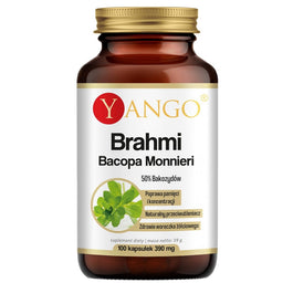 Yango Brahmi ekstrakt 50% bakozydów suplement diety 100 kapsułek