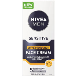 Nivea Men Sensitive ochronny krem do twarzy SPF15 75ml