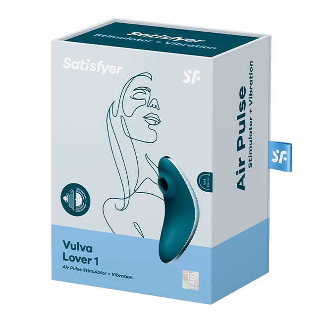 Satisfyer Vulva Lover 1 stymulator łechtaczkowy z wibracjami Navy