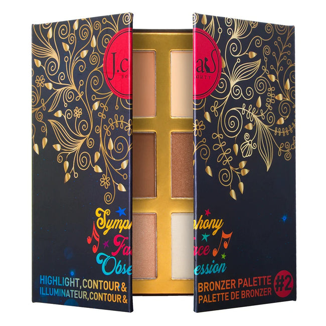 J.Cat Beauty Symphony Face Obsession paleta do konturowania twarzy