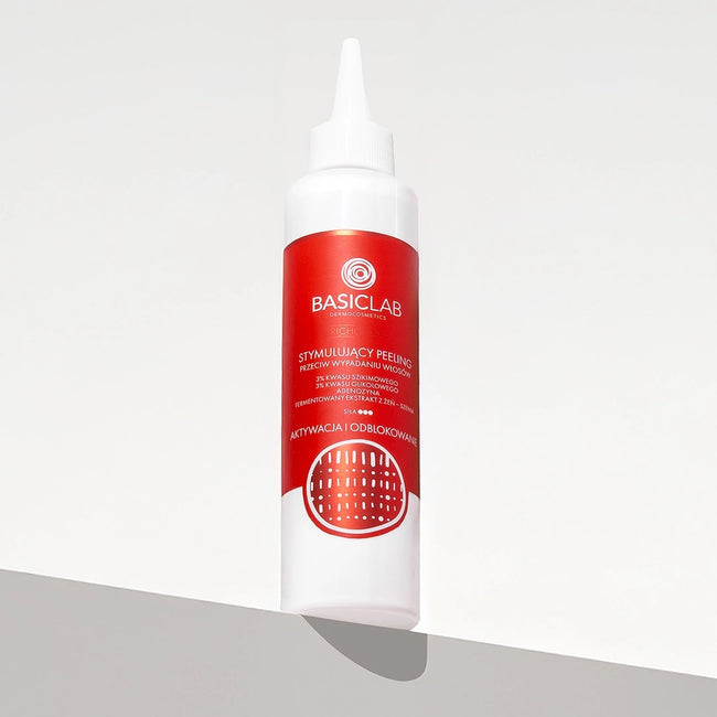 BasicLab Trichologis stymulujący peeling przeciw wypadaniu włosów 150ml