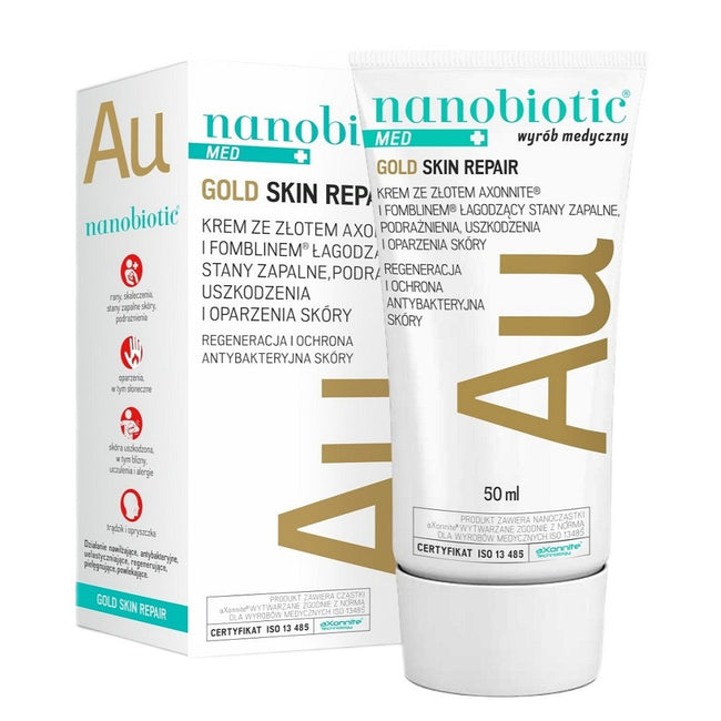 Nanobiotic Med Gold Skin Repair krem ze złotem Axonnite 50ml