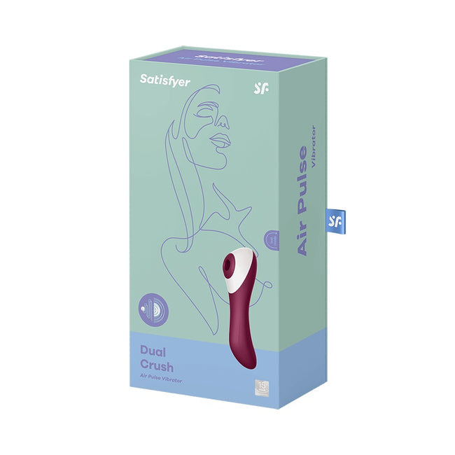 Satisfyer Dual Crush wibrator ssący Violet