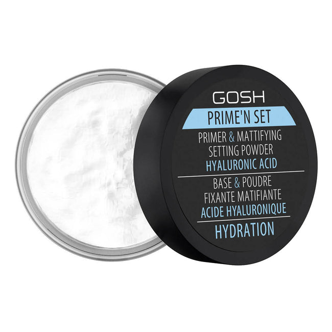 Gosh Prime'n Set Powder utrwalająco-matujący puder/baza 2w1