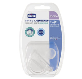 Chicco PhysioForma smoczek silikonowy uspokajający Soft 16-36m Neutral 1szt