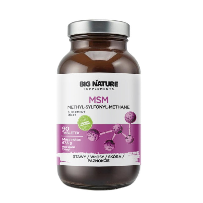 Big Nature MSM suplement diety 90 tabletek