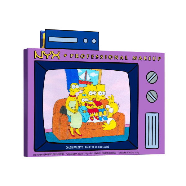NYX Professional MakeUp Simpson Family Palette paleta cieni z mocnym pigmentem 6.4g