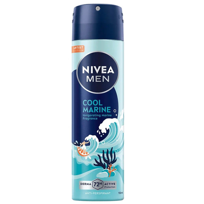 Nivea Men Cool Marine antyperspirant spray 150ml