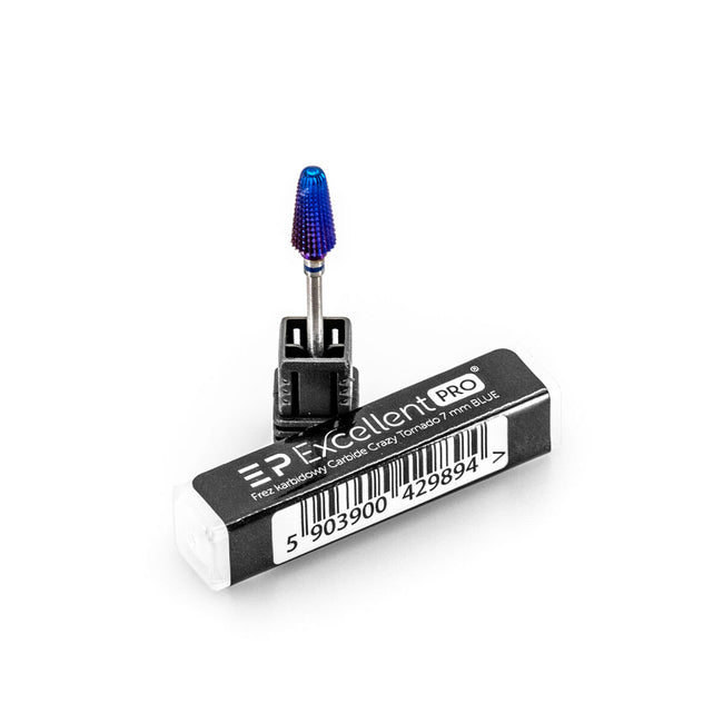 Excellent PRO Carbide Crazy Tornado frez karbidowy 7mm Blue