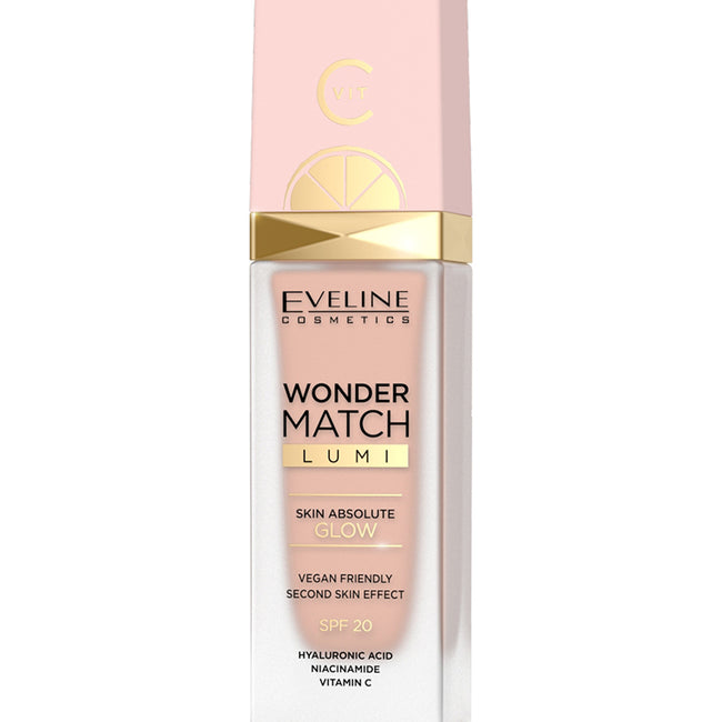 Eveline Cosmetics Wonder Match Lumi luksusowy podkład rozświetlający do twarzy 10 Vanilla 30ml