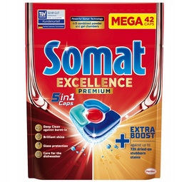 Somat Excellence Premium 5in1 kapsułki do zmywarki 42szt.