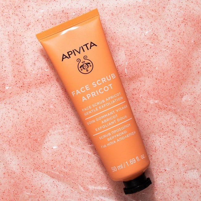 Apivita Face Scrub Apricot delikatny peeling do twarzy z morelą 50ml