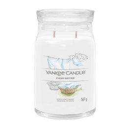 Yankee Candle Duża świeca zapachowa Clean Cotton 567g
