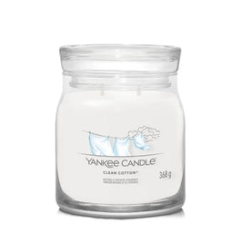 Yankee Candle Średnia świeca zapachowa Clean Cotton 368g