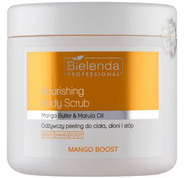 Bielenda Professional Mango Boost odżywczy peeling do ciała dłoni i stóp 550g