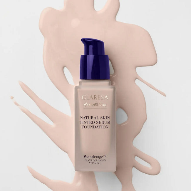 Claresa Natural Skin Tinted Serum Foundation podkład-serum z naturalnym wykończeniem