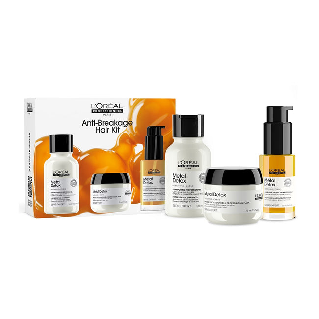 L'Oreal Professionnel Serie Expert Metal Detox zestaw szampon 100ml + maska 75ml + olejek 30ml