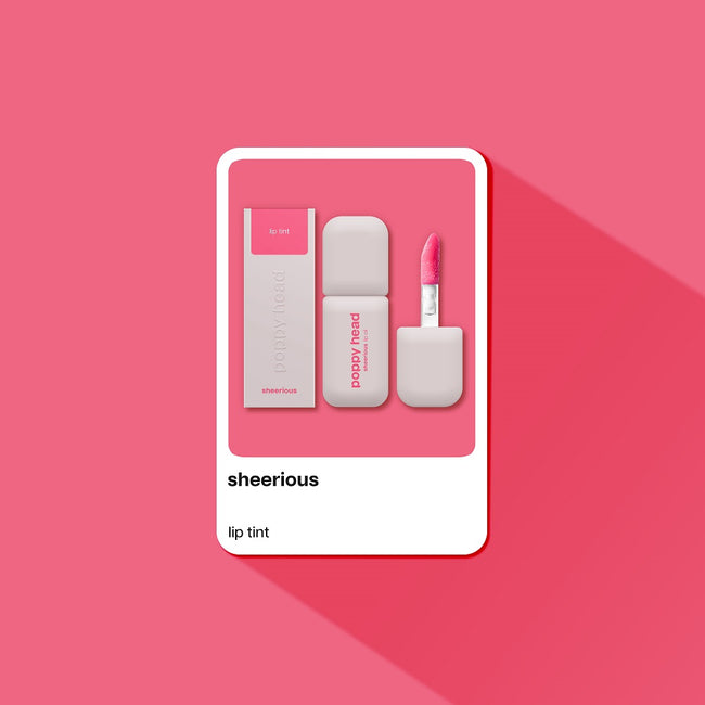 Poppy Head Sheerious tintujący olejek do ust