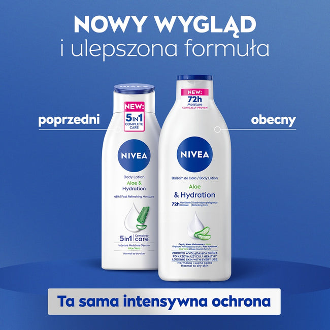 Nivea Aloe & Hydration Nawilżający balsam do ciała z aloesem 400ml