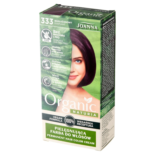 Joanna Naturia Organic pielęgnująca farba do włosów