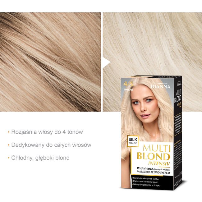 Joanna Multi Blond Intensiv rozjaśniacz do całych włosów