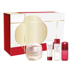 Shiseido Wrinkle Correcting Ritual zestaw krem wygładzający zmarszczki 50ml + pianka oczyszczająca 15ml + lotion do twarzy 30ml + serum przeciwstarzeniowe 10ml