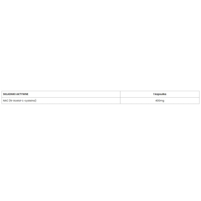UP Health Pharma Nac+ suplement diety 60 kapsułek