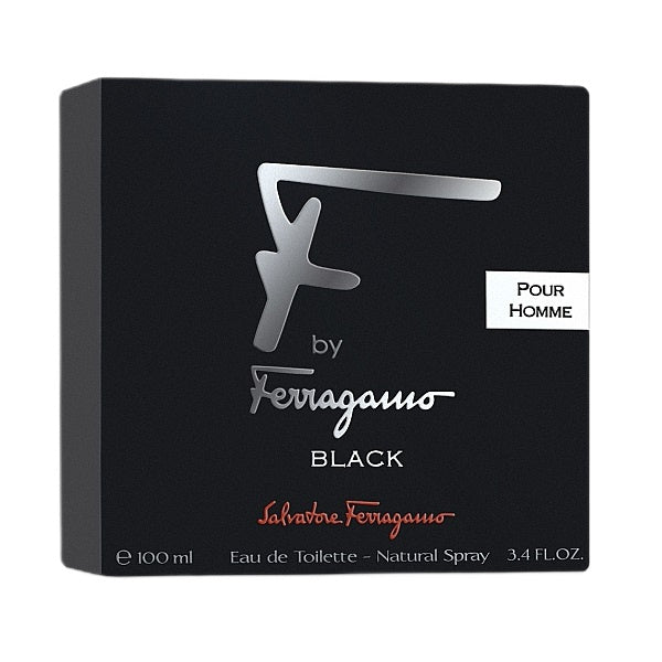 Salvatore Ferragamo "F" Black Pour Homme woda toaletowa spray