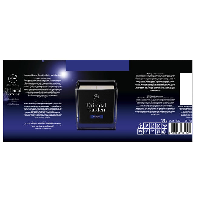 Aroma Home Black Series świeca zapachowa Oriental Garden 155g