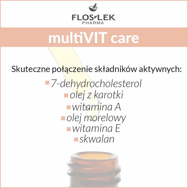 Floslek multiVIT care nawilżający krem witaminowy SPF15 50ml