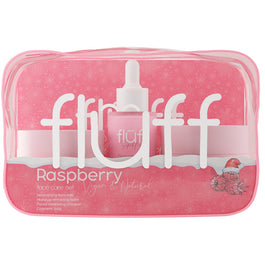 Fluff Raspberry zestaw mleko do twarzy 40ml + balsam do demakijażu 50ml + mus do mycia twarzy 50ml