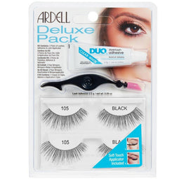 Ardell Deluxe Pack zestaw sztucznych rzęs 2 pary 105 Black