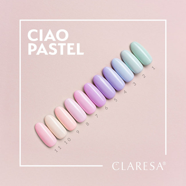 Claresa Color Soak Off UV/LED Ciao Pastel! lakier hybrydowy 5g